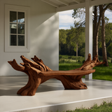 Farmhouse Live Edge Bench Entryway Design For Welcoming Foyers