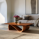 Minimalist Coffee Table Unique Base Design For Living Room