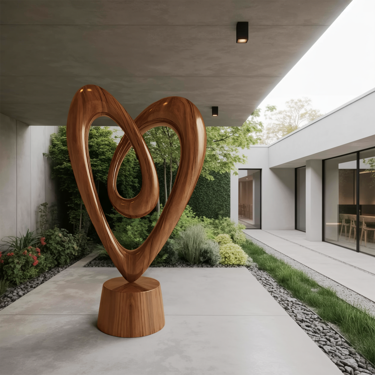 Rustic 3D Wood Art For Living Room Interior Wall Accent