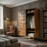 Artistic Sculptural Wardrobe For Bedroom Decor Interior