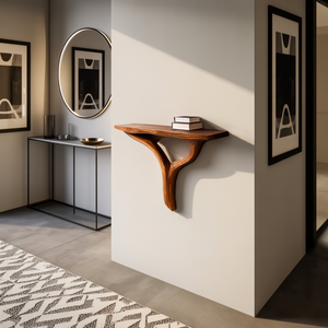 Modern Floating Wood Shelf For Home Interior