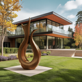 Farmhouse Abstract Sculpture For Furniture Rustic Decor