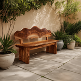 Handcrafted Live Edge Wood Bench For Hallway Furniture