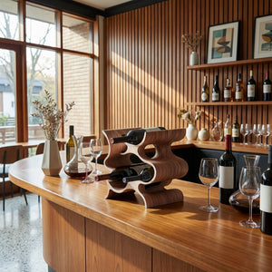 Farmhouse Wine Stand For Furniture Accent Feature