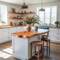 Handcrafted Live Edge Countertop Custom Kitchen Surfaces