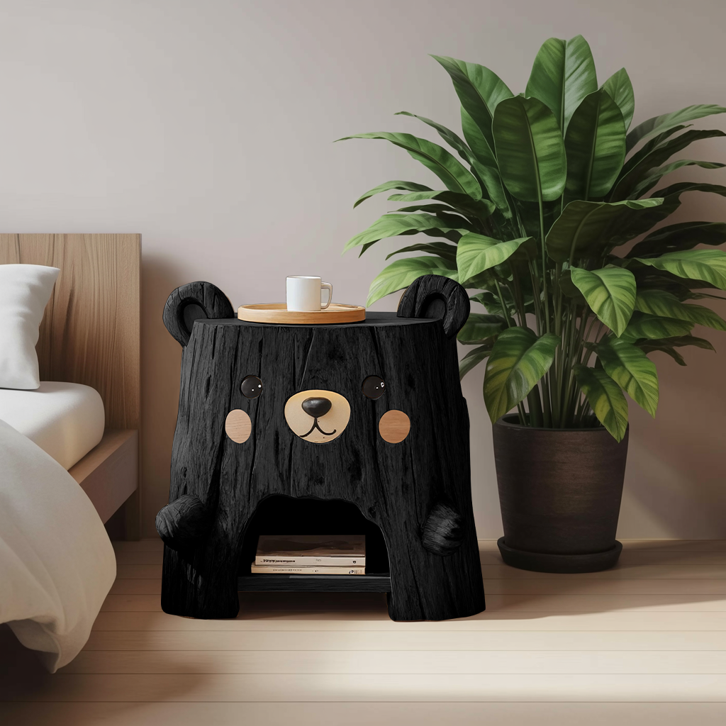 Rustic Record Cabinet With Storage For Bedroom Decor