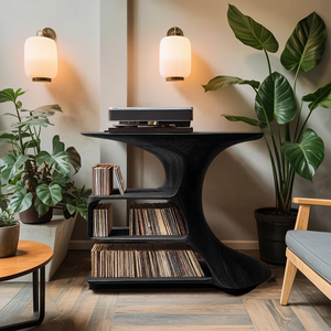 Mid Century Wooden Media Console For Bedroom Furniture