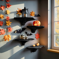Modern Wooden Mushroom Shelf Halloween Furniture Decoration