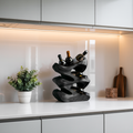 Handcrafted Wine Stand For Kitchen Natural Storage