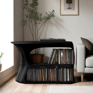 Farmhouse Record Cabinet For Entryway Organization