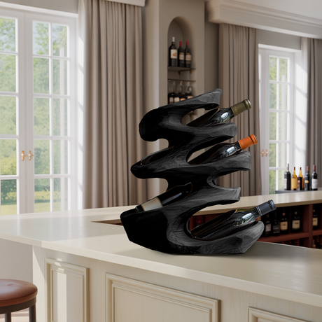 Farmhouse Wine Holder For Furniture Cozy Look Shelf