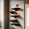 Modern Solid Wood Mushroom Shelf For Halloween Furniture Decor