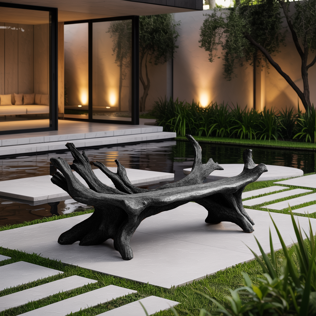 Handcrafted Live Edge Bench For Entryway Design