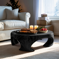 Farmhouse Wooden Coffee Table For Living Room Holiday Decoration