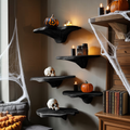 Handcrafted Wooden Mushroom Shelf Halloween Furniture Design