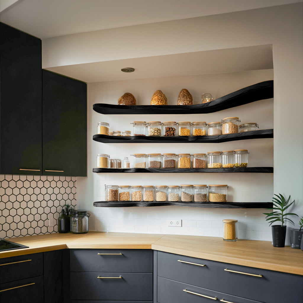 Farmhouse Kitchen Cabinet Spice Holder For Entryway Design