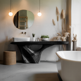 Rustic Solid Vanity For Timeless Bathroom Furniture