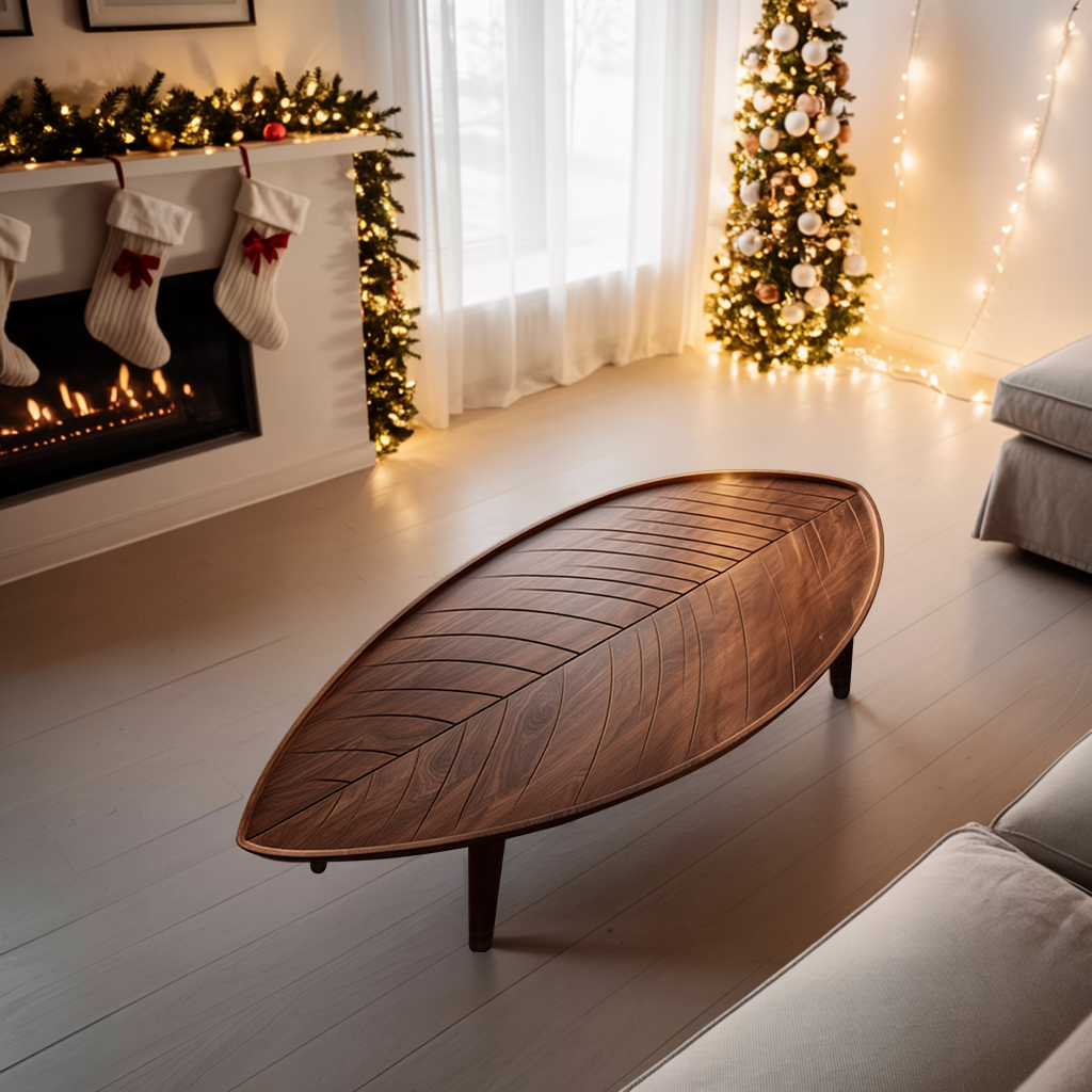 Farmhouse Wooden Coffee Table For Living Room Christmas Furniture