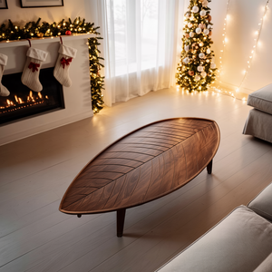 Farmhouse Wooden Coffee Table For Living Room Christmas Furniture