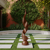 Handcrafted Organic Contemporary Landscape Sculpture For Office Decor