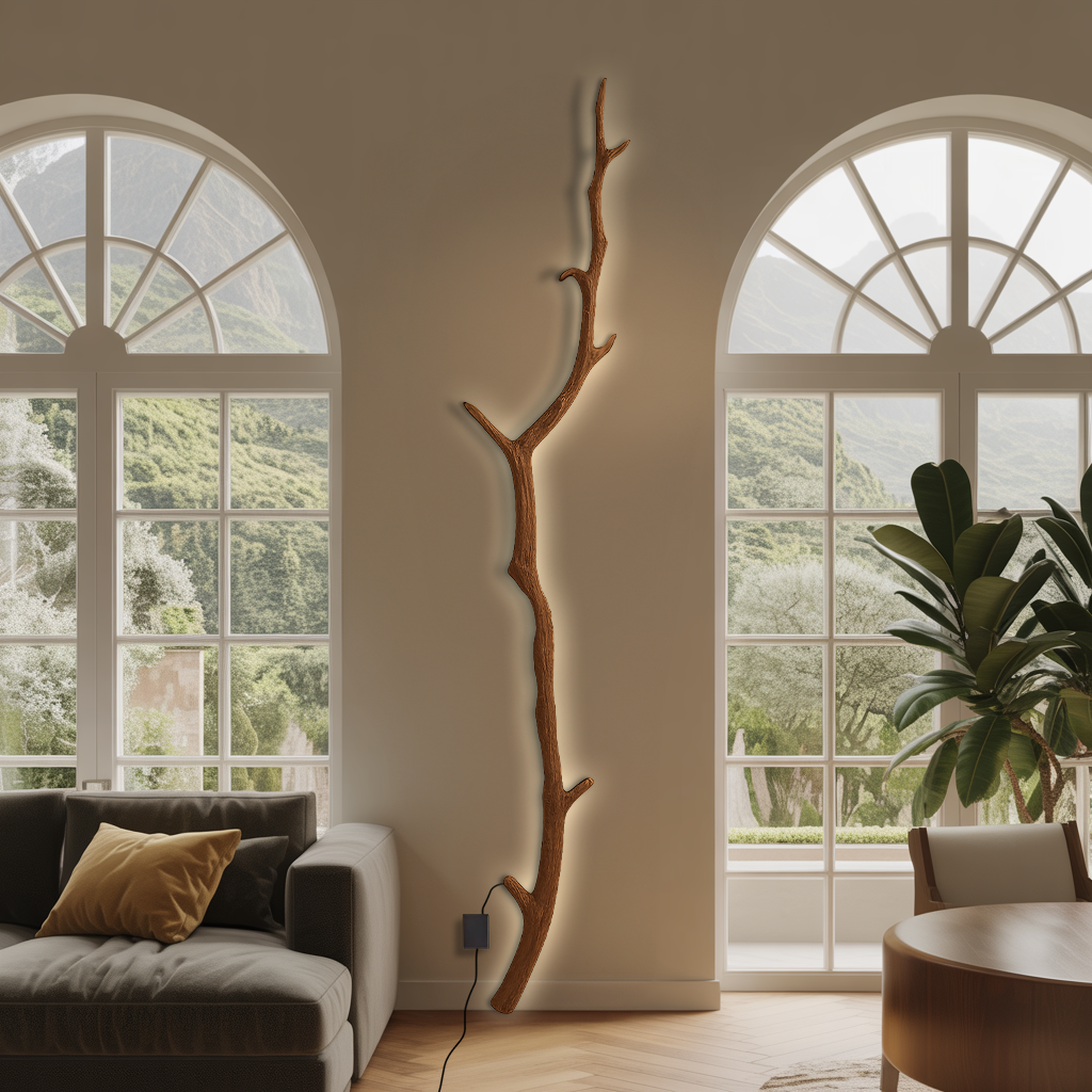 Minimalist Branch Wall Light For Hallway Or Living Room