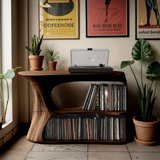 Farmhouse Record Cabinet For Entryway Organization
