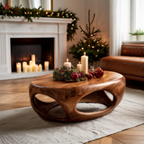 Farmhouse Solid Wood Coffee Table For Holiday Furniture Decoration