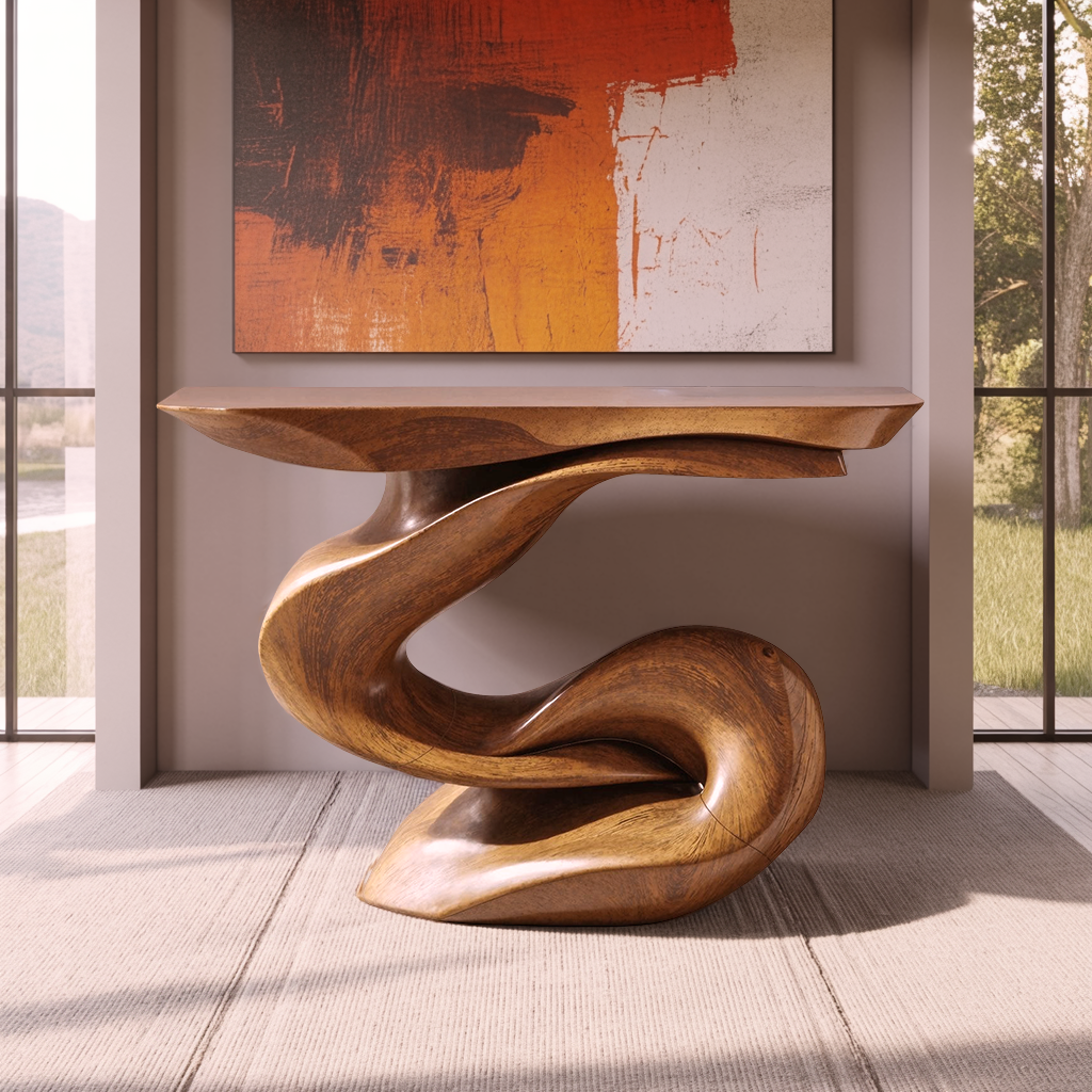 Handcrafted Accent Table Furniture Decor