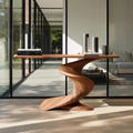 Handcrafted Wood Console Table Furniture Decor