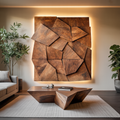Modern Geometric Wall Art For Living Room Accent
