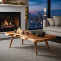 Modern Solid Wood Coffee Table For Christmas Living Room Design
