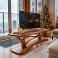 Modern Solid Wood TV Console For Festive Entryway Design