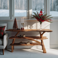 Modern Live Edge Entryway Table For Xmas Furniture Seasonal Living Room