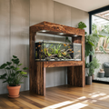 Modern Aquarium Stand With Canopy For Living Room