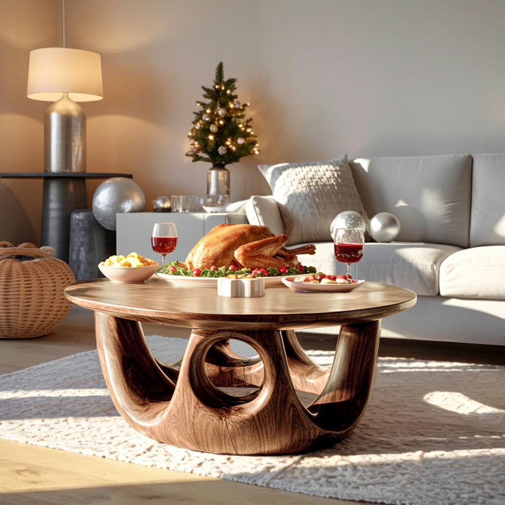 Mid Century Wooden Coffee Table For Stylish Living Room Furniture