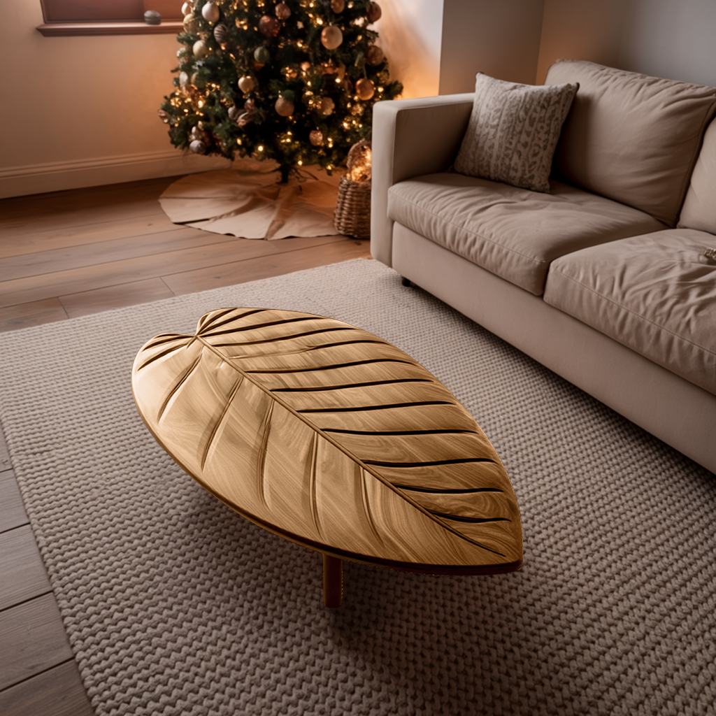 Rustic Solid Wood Coffee Table For Holiday Furniture Decoration