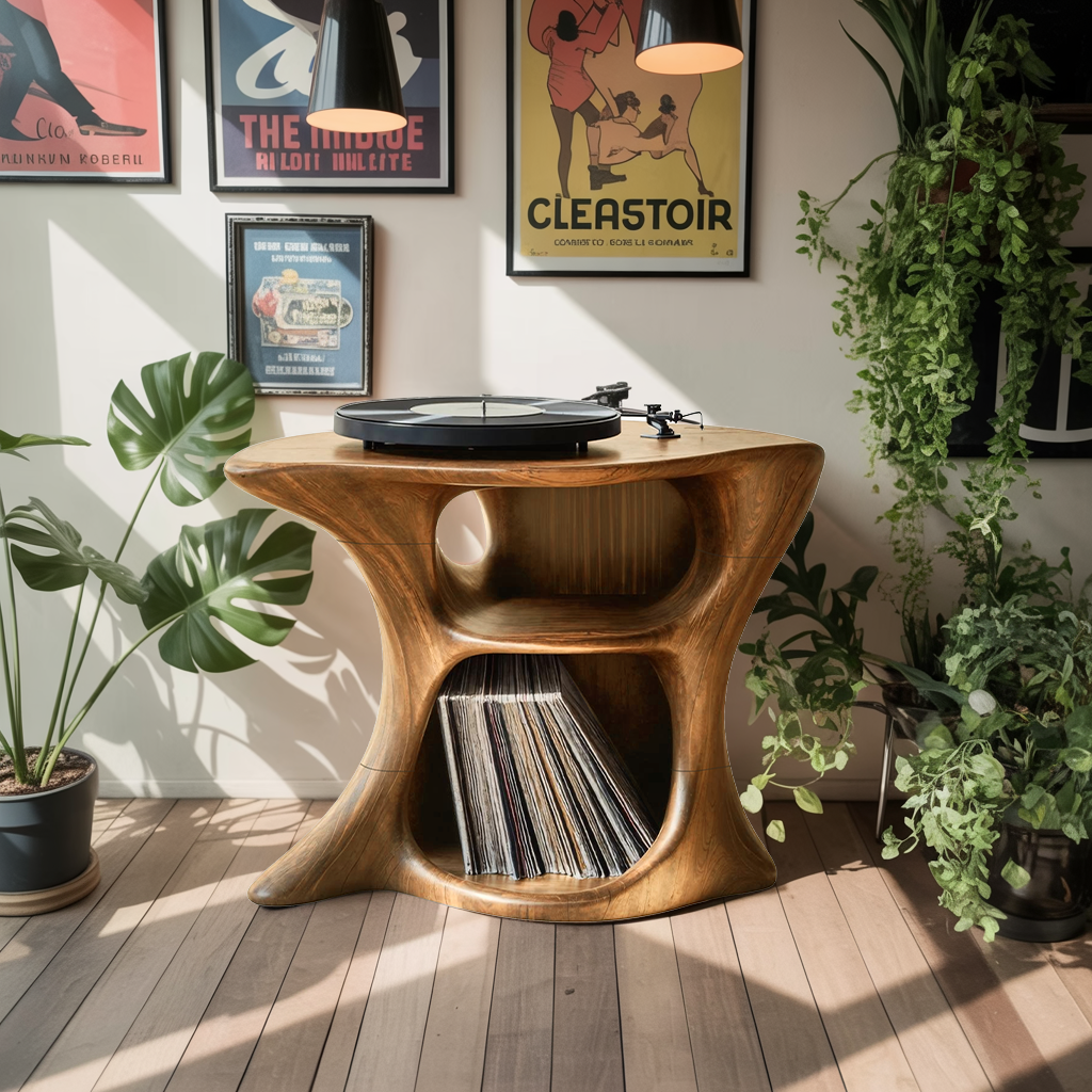 Farmhouse Wooden Media Stand Home Decor Accents