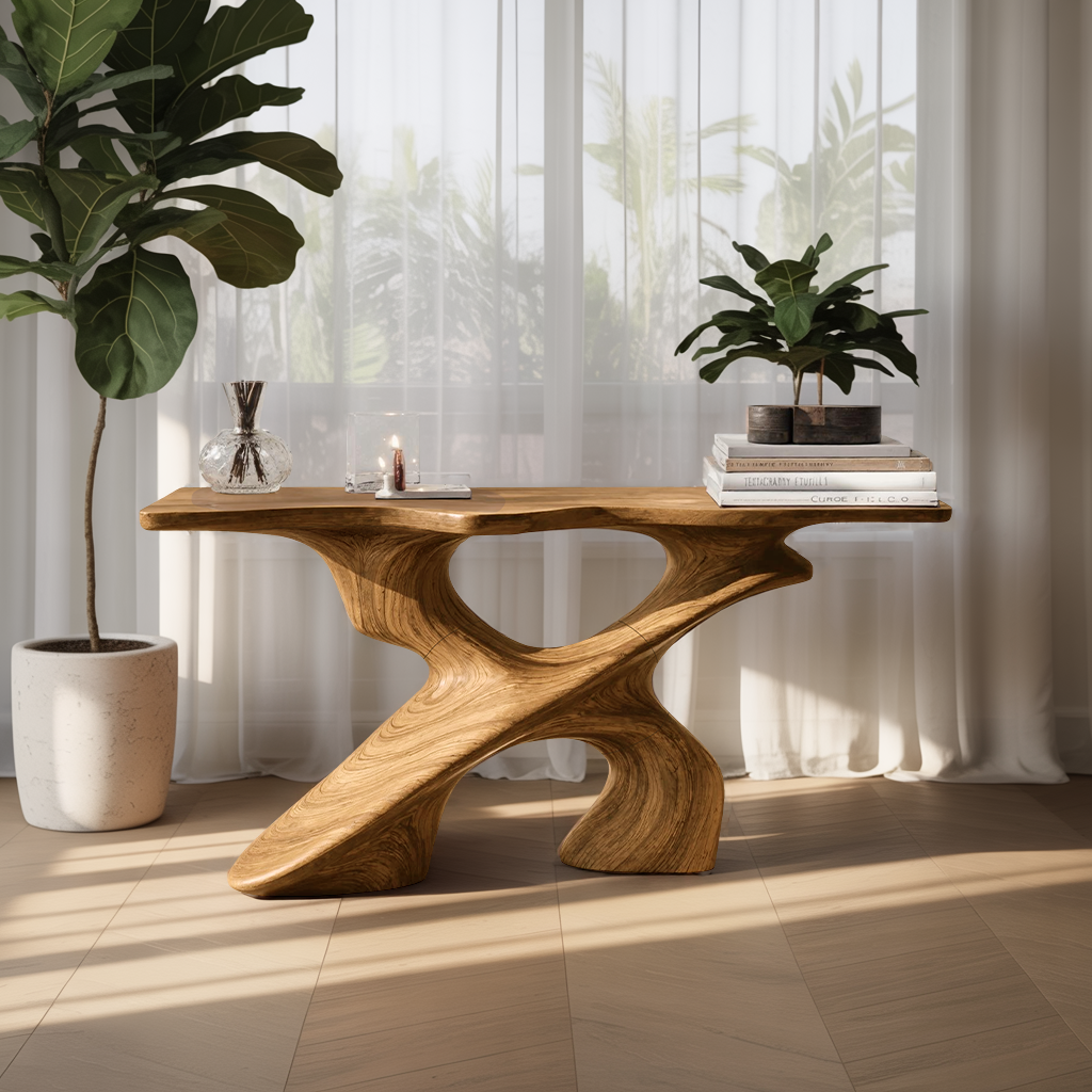 Handcrafted Console Table Furniture Decor