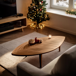 Rustic Wooden Coffee Table For Living Room Christmas Furniture Decor