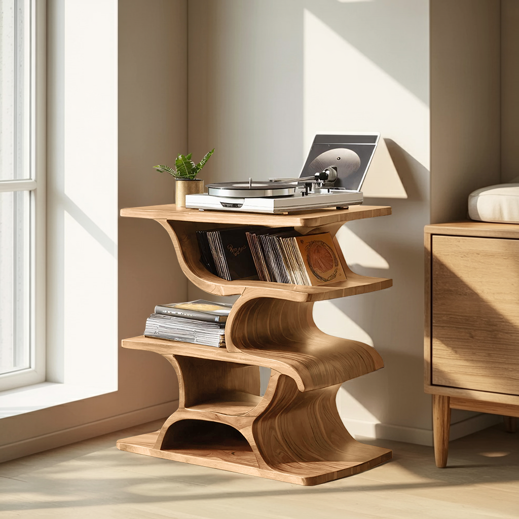 Mid Century Record Table For Stylish Furniture Decor