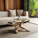 Mid Century Live Edge End Table Entryway Design