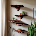 Modern Wooden Mushroom Shelf Furniture Decor For Home