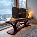 Modern Solid Wood TV Console For Festive Entryway Design