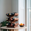 Farmhouse Wine Rack For Kitchen Storage Organization
