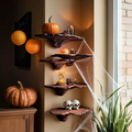 Farmhouse Live Edge Mushroom Shelf For Halloween Bedroom Decor