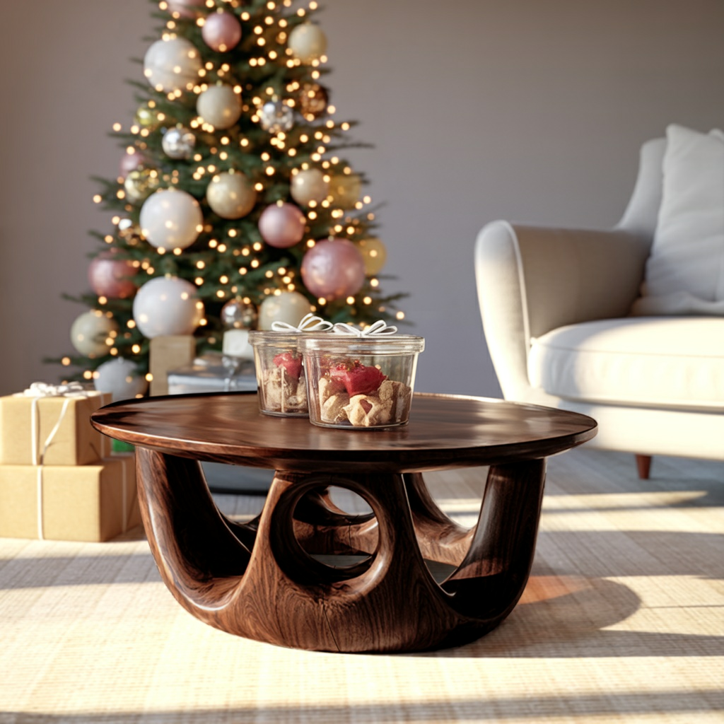 Mid Century Wooden Coffee Table For Stylish Living Room Furniture