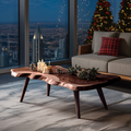Modern Solid Wood Coffee Table For Christmas Living Room Design