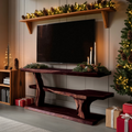 Modern Solid Wood TV Console For Christmas Living Room Decor