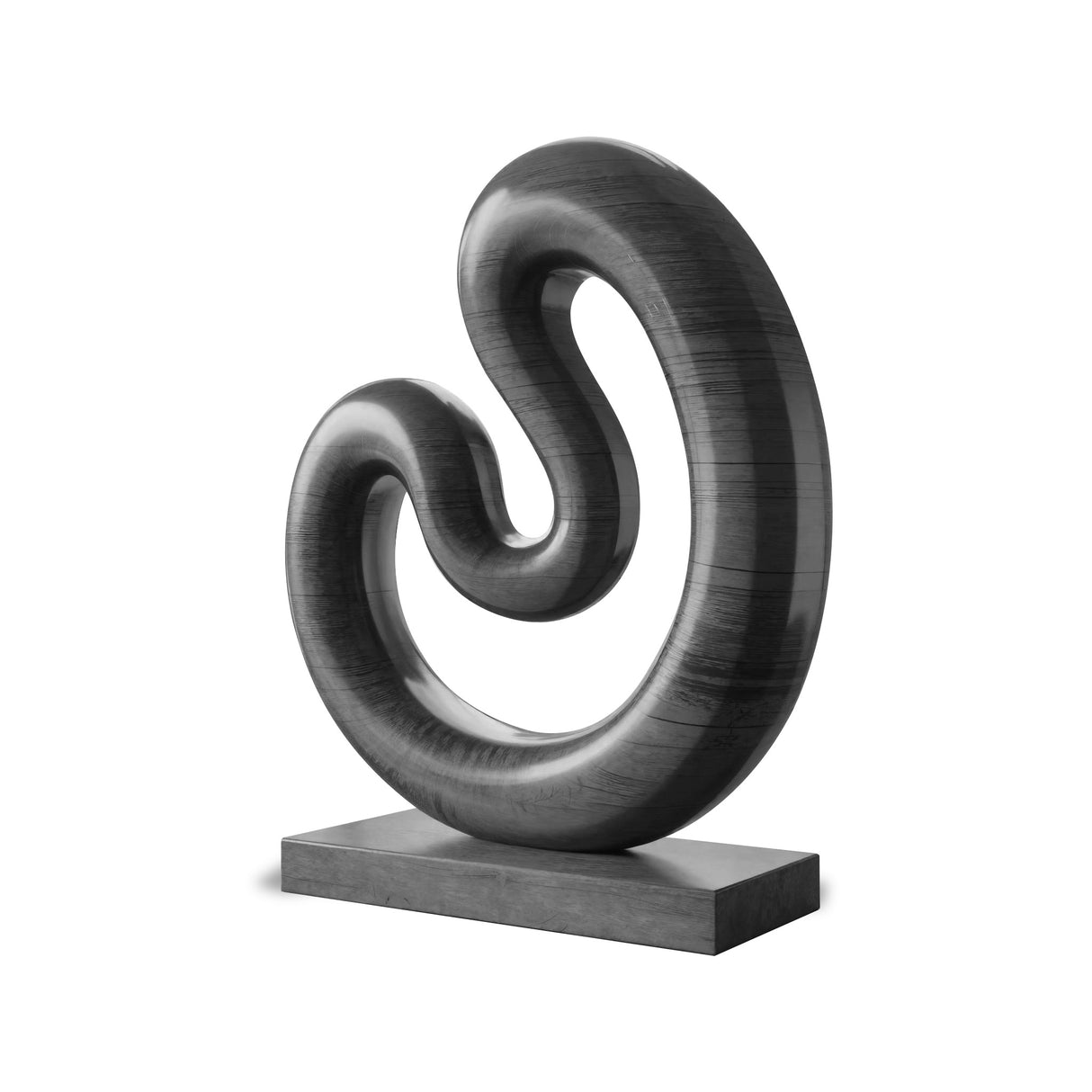 Farmhouse Large Twisted Spiral Floor Art For Contemporary Interiors