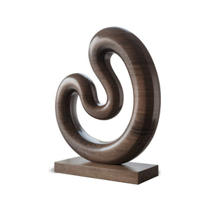 Farmhouse Large Twisted Spiral Floor Art For Contemporary Interiors